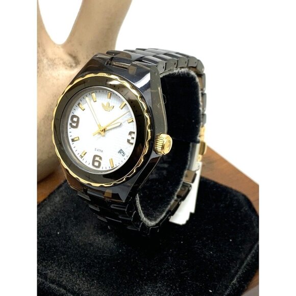 Adidas Women's Watch ADH2553 Quartz Analog White Dial Brown Clear Plasti… - Picture 2 of 14